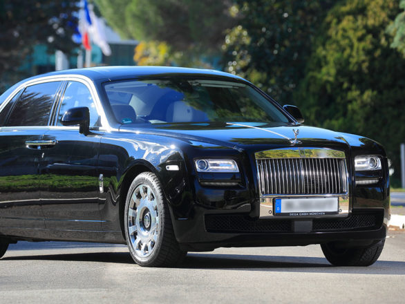 Rolls Royce Ghost chauffeur Nice Cote d'Azur