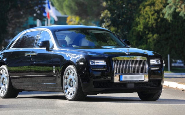 Rolls Royce Ghost chauffeur Nice Cote d'Azur