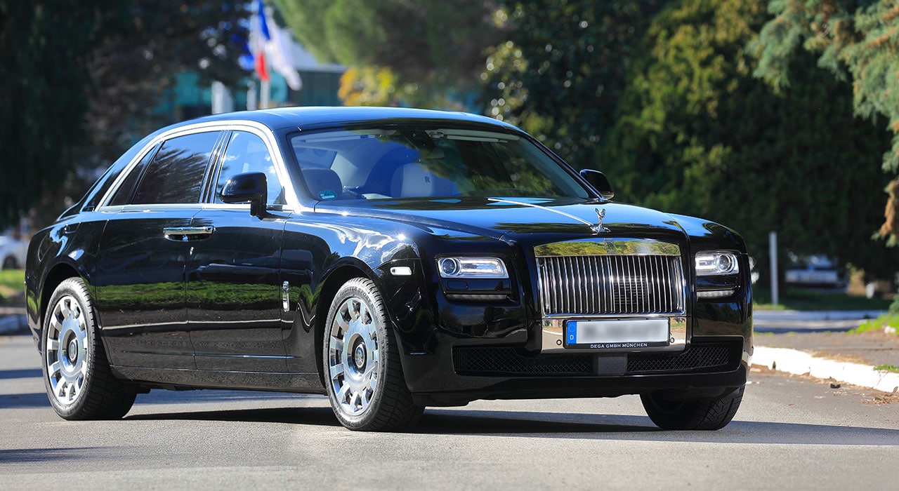 Rolls Royce Ghost chauffeur Nice Cote d'Azur