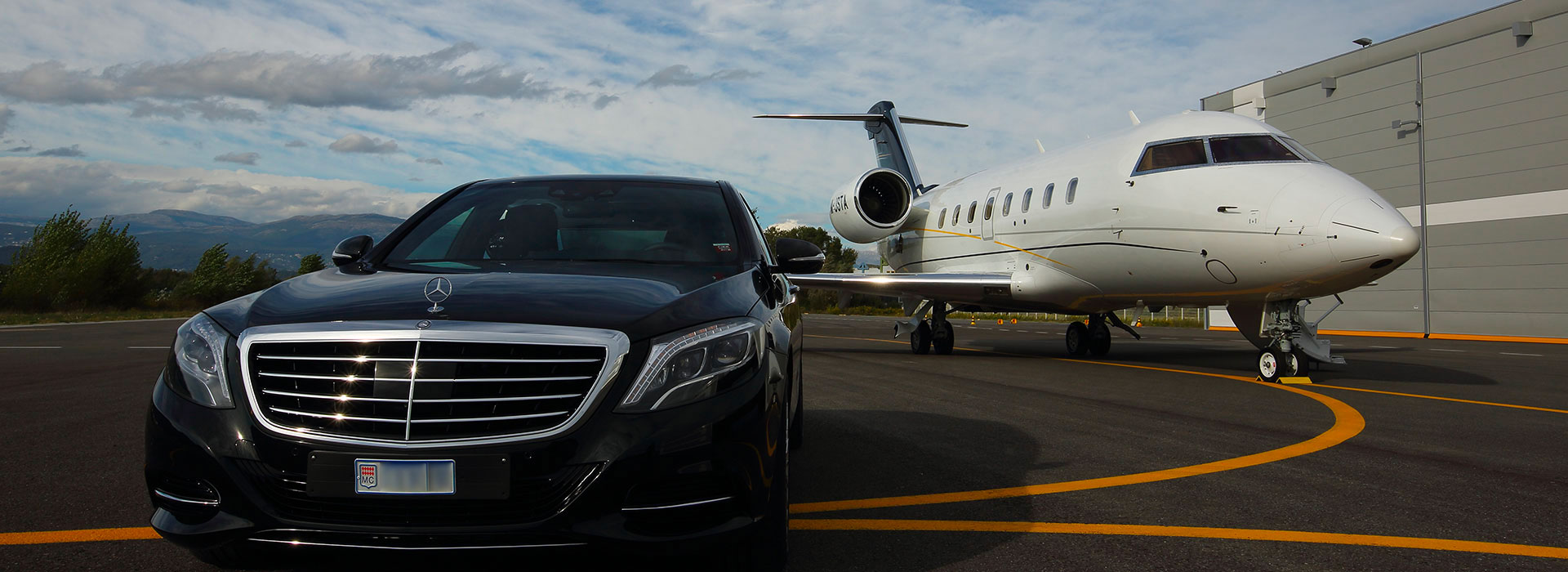 private aviation chauffeur Nice |